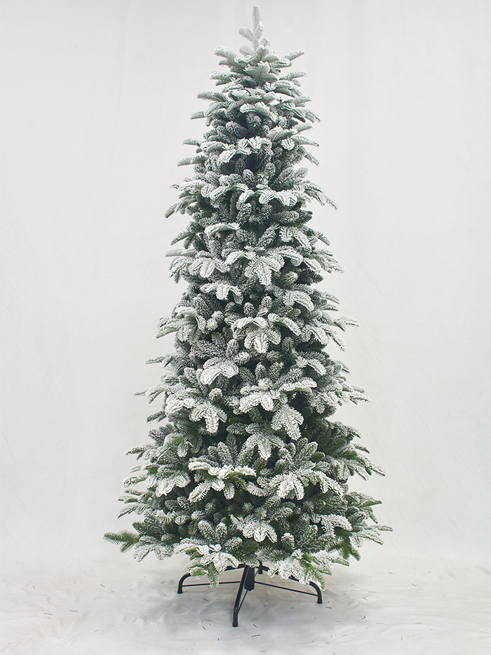 7ft PE/PVC Mix Flocked Tree