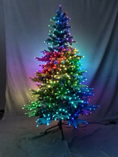 SYT70N059 7FT Dancing Flocked Christmas Tree