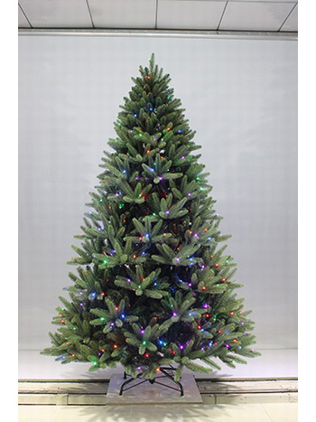 SYT76A004/7.5FT Winchester Spruce Fiber optic Led pre-lit Dancing Artificial Christmas tree