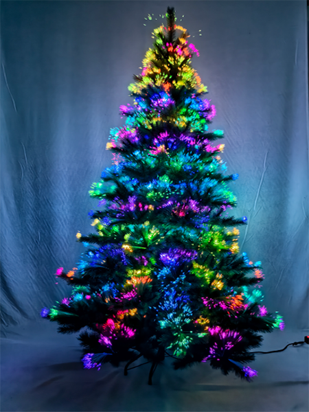 SYT76N050-2  7.5FT Dancing Fiber Optic tree