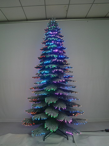 SYT90D010/9FT Fiber Optic led flashing Tree